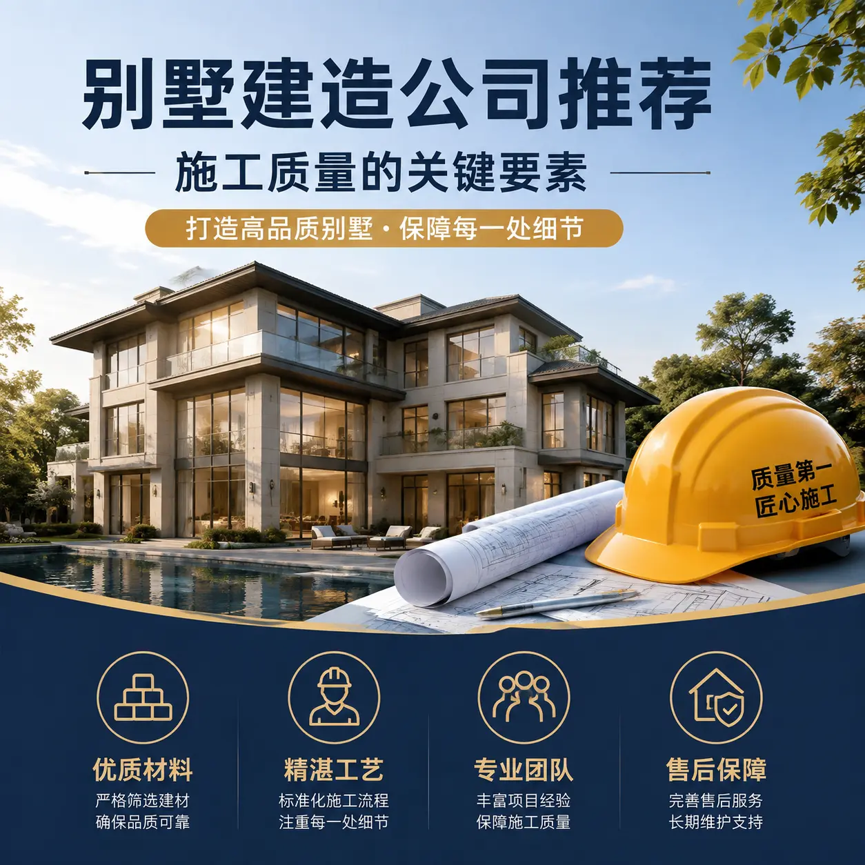 别墅建造公司推荐: 锦屏 施工质量的关键要素