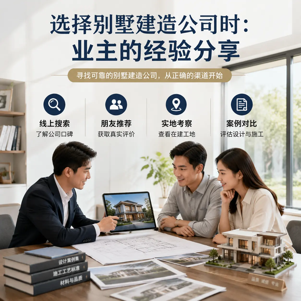 选择别墅建造公司时： 锦屏 业主的经验分享
