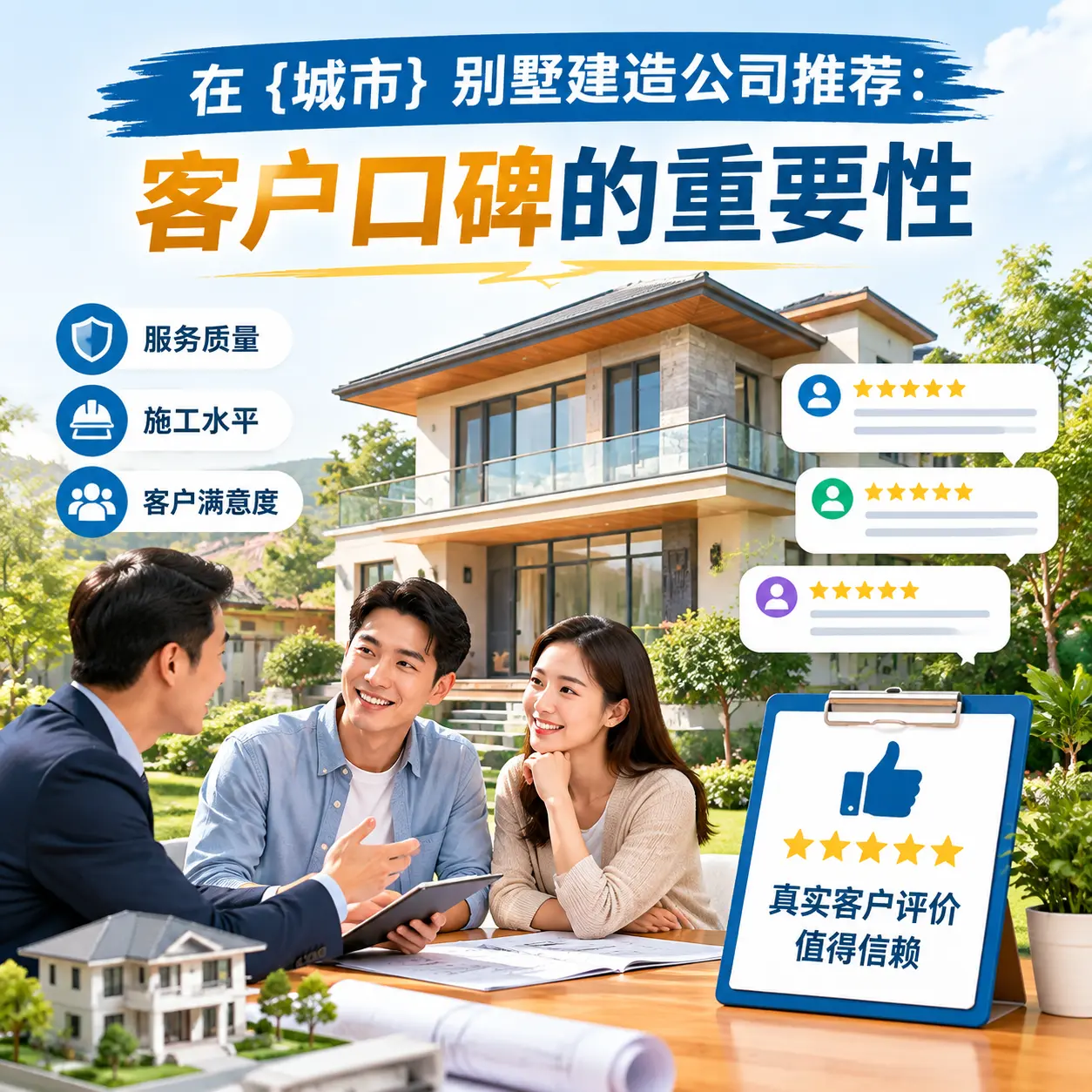 在 锦屏 别墅建造公司推荐：客户口碑的重要性