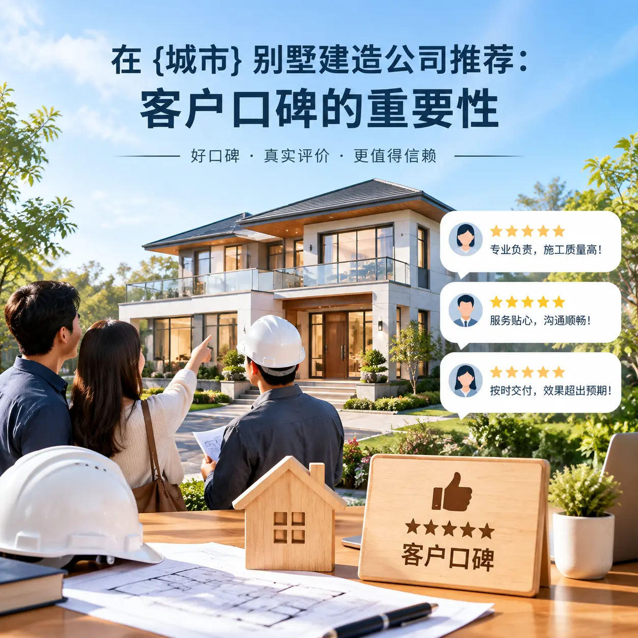 在 锦屏 别墅建造公司推荐：客户口碑的重要性