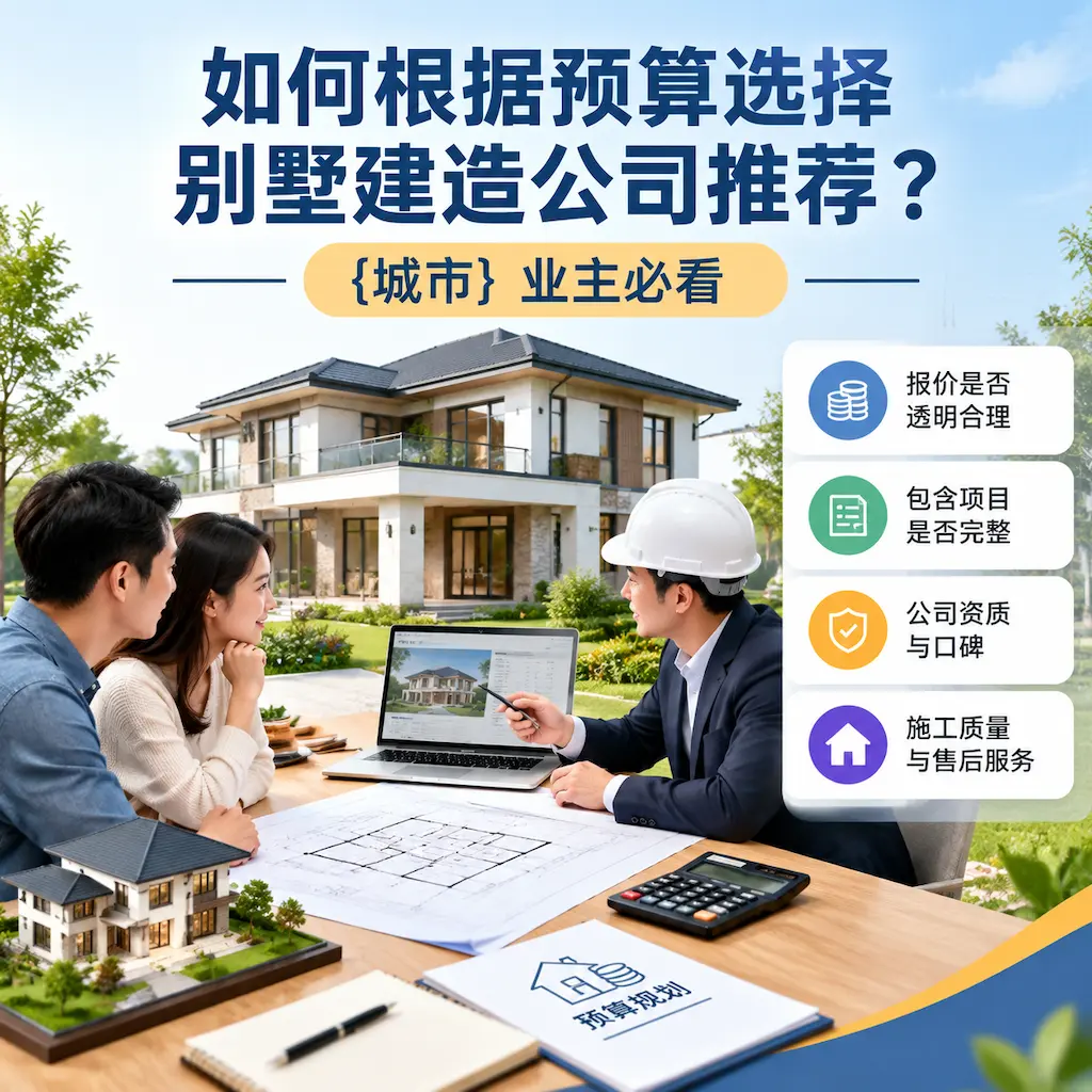 如何根据预算选择别墅建造公司推荐？ 锦屏 业主必看